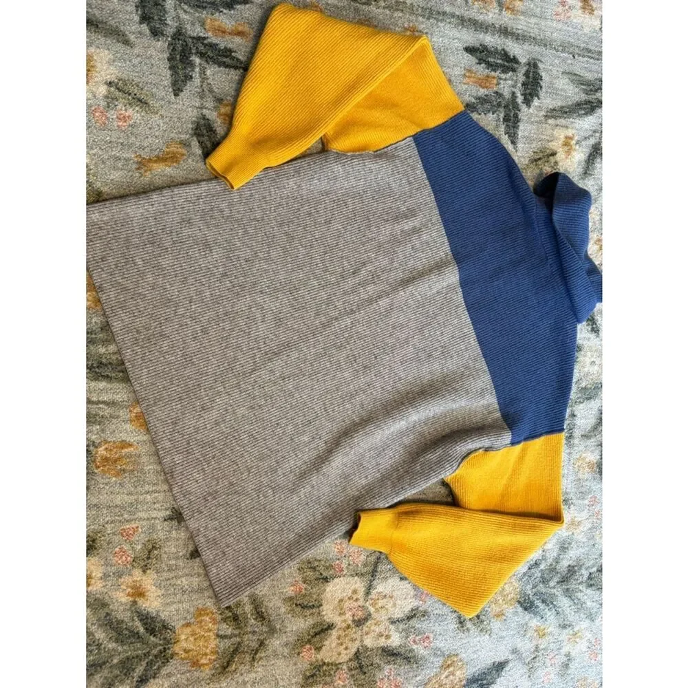 Free People Softly structured Colorblock Sweater XS
